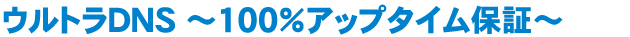 ウルトラDNS